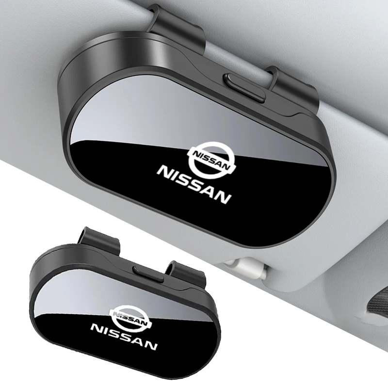 

For Nissan X-trail Qashqai Juke Pulsar Sentra Altima Patr Car Visor Sunglasses Glasses Case Glasses Holder Clip Box Accessories