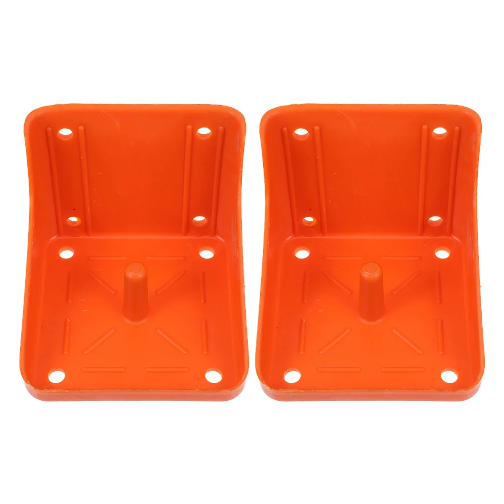 

2 Pcs Tray The Goat Cattle Supply Sheep Accessory Salt Feeder Brick Container Lick Holder Mineral