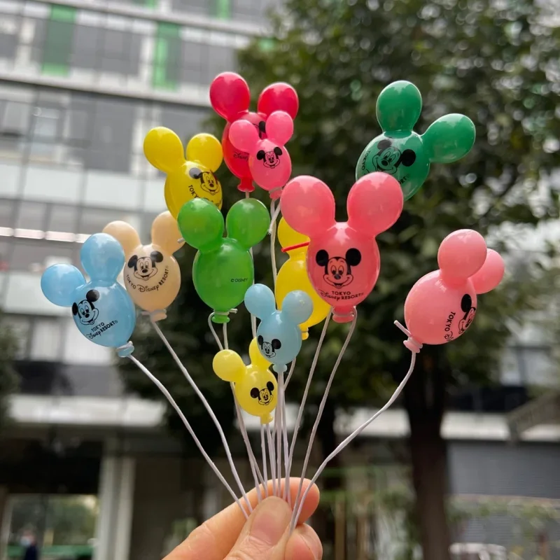 24pcs Disneyland Balloon Mickey Size Mixed Delivery Individual Printed Mickey Pattern Bulk Toy Random Diy Decoration Gift