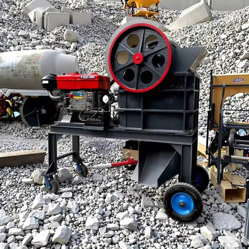 Mobile Jaw Crusher PE 250 400 Basalt Construction Gravel Crushing Factory Direct Sales