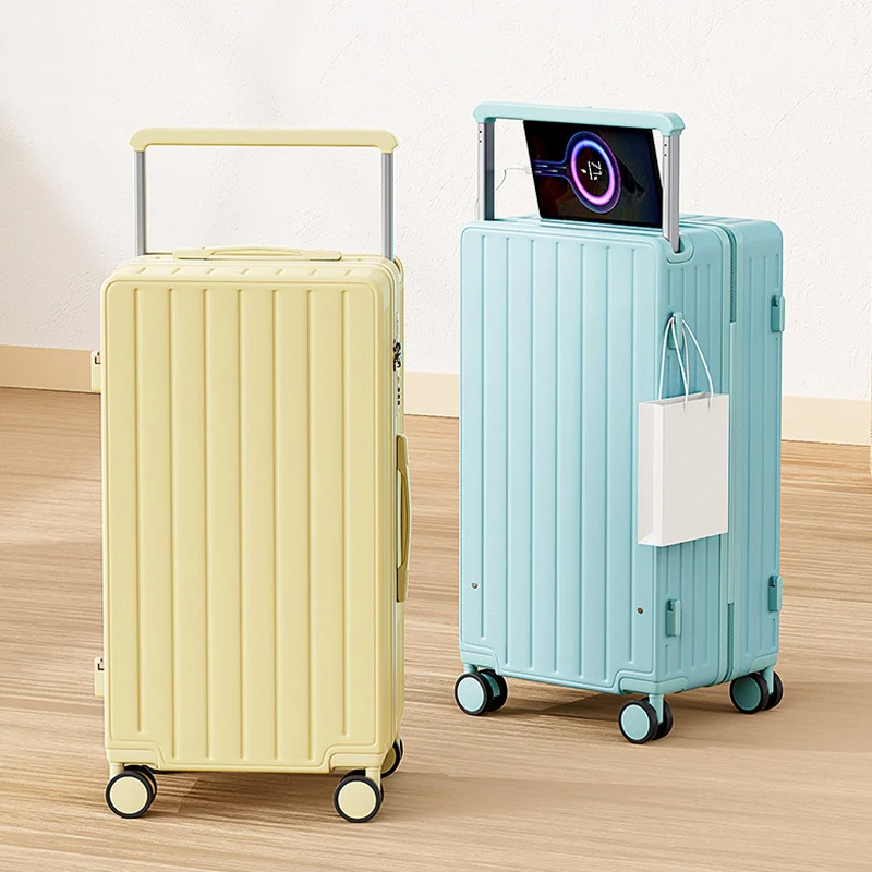 

New Wide-Handle Large-Capacity Luggage 20-inch Multi-Directional Wheeled Trolley Password Suitcase 28-inch Carry-On Suitcase