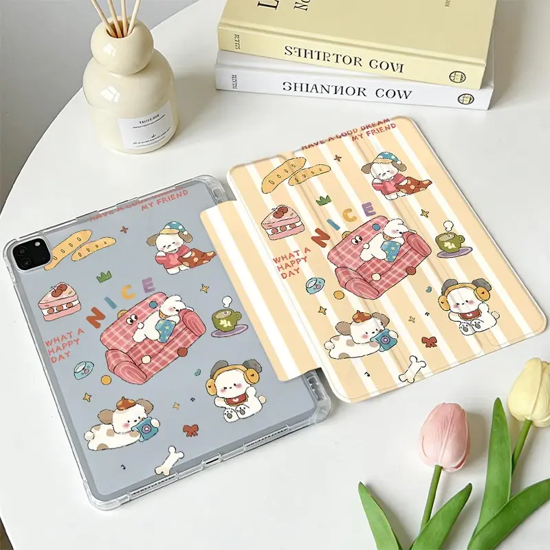 TPU Bumper Tri‑Fold Protective Tablet Case For Redmi Pad SE 11 Xiaomi Pad 5/5Pro 6/6Pro 11 inch Xiaomi Pad 7/7Pro 8/8Pro 11.2