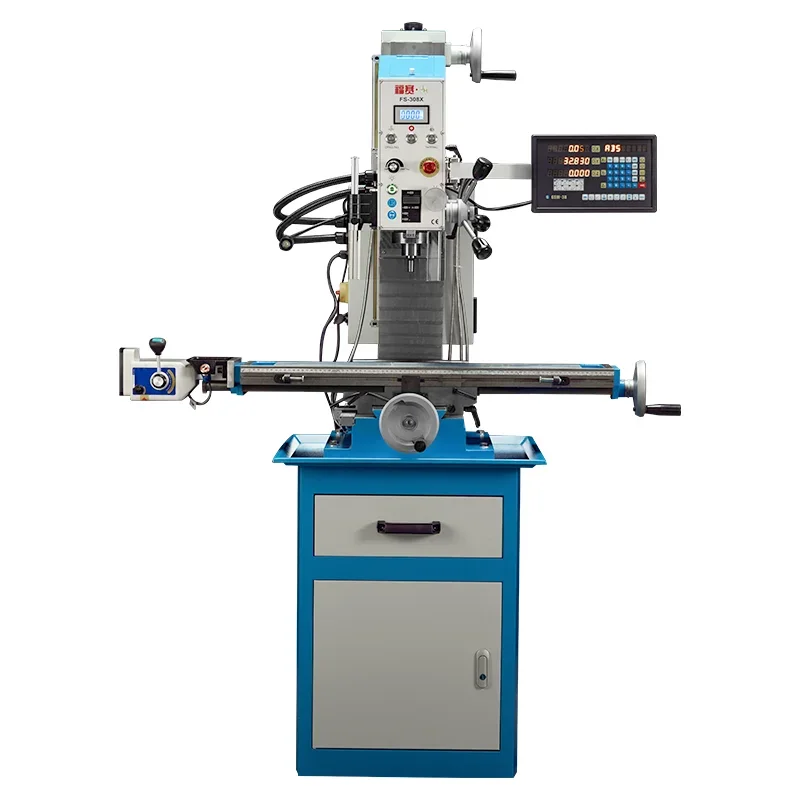 1500 W Forsythe FS-308X Conventional Automatic Variable Speed Digital Display Wood Metal Feed Drilling and Milling Machine