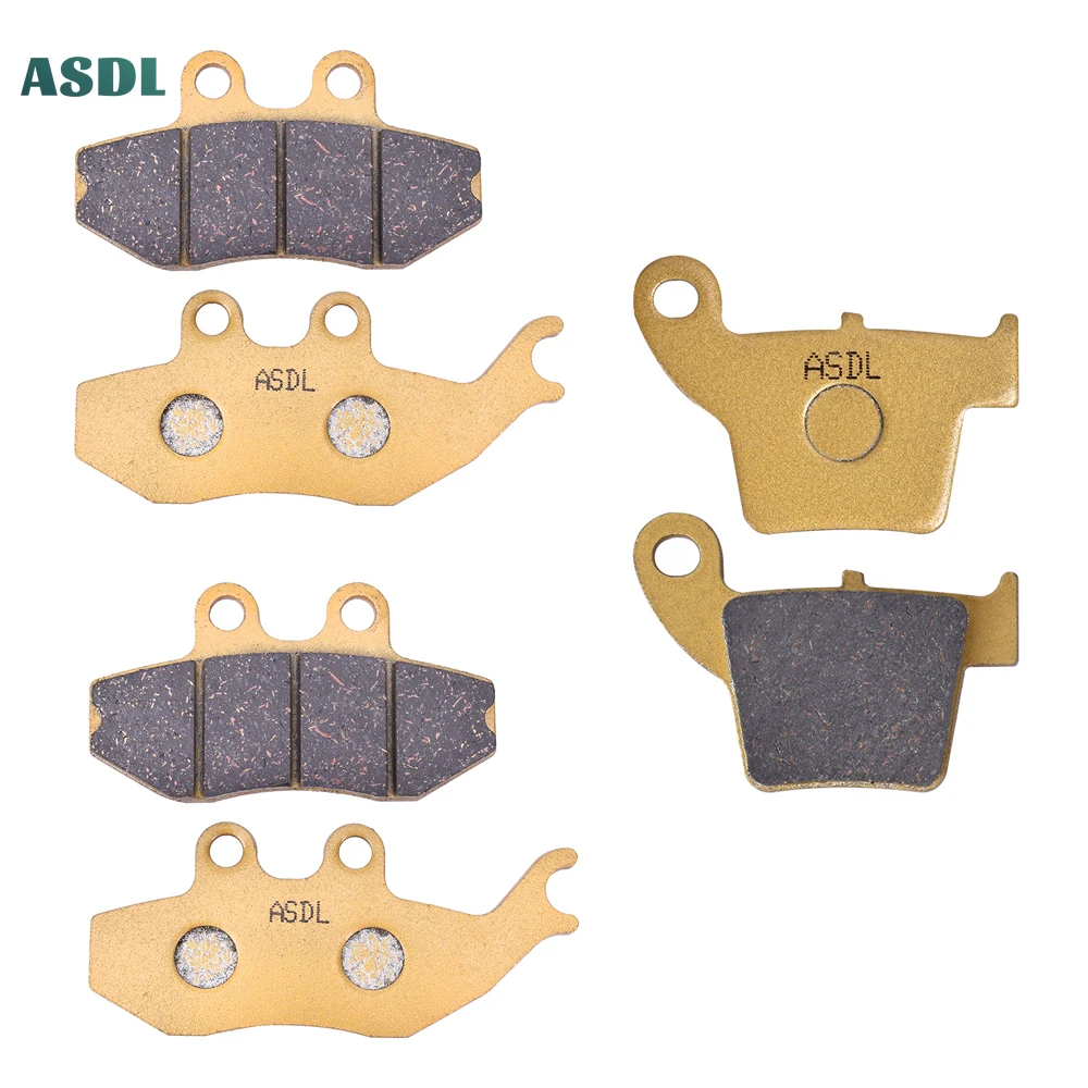 

Motorcycle Front and Rear Brake Pads Ceramic & Copper for HONDA CRE 50 Baja RR Derapage 2007-12 CRE 50Six CRE F CRM F 125 X 2009