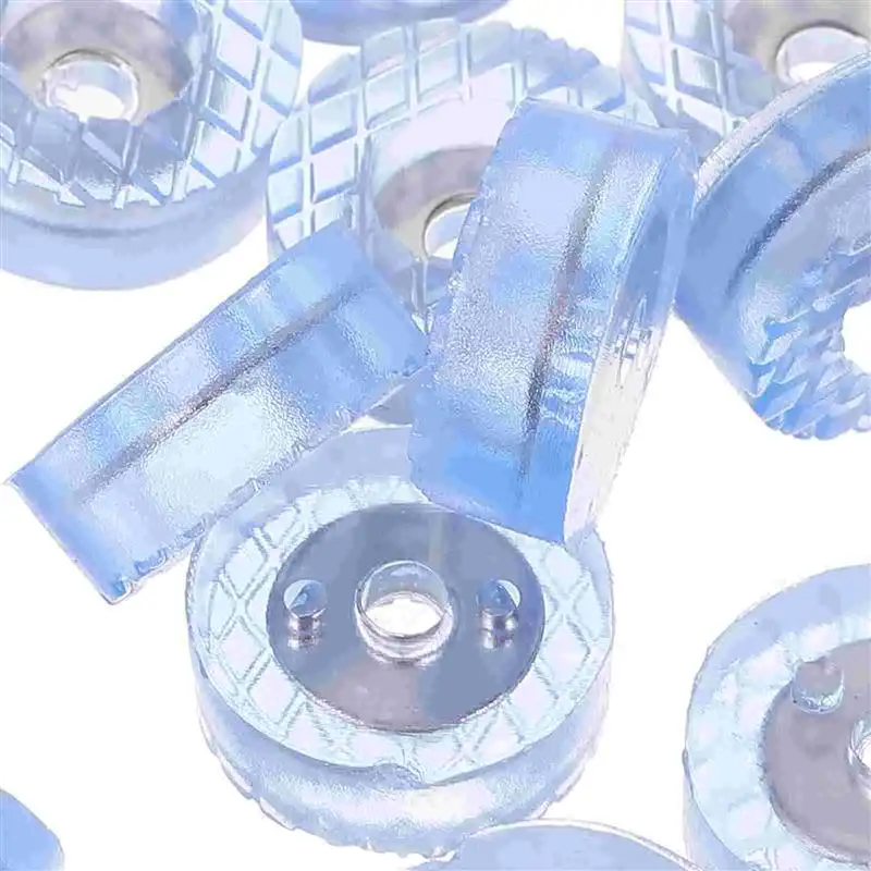 20 Pcs Furniture Foot Nails Silent Anti-slip Heightening Pad Chair Legs Non-slip Feet Rubber Spikes