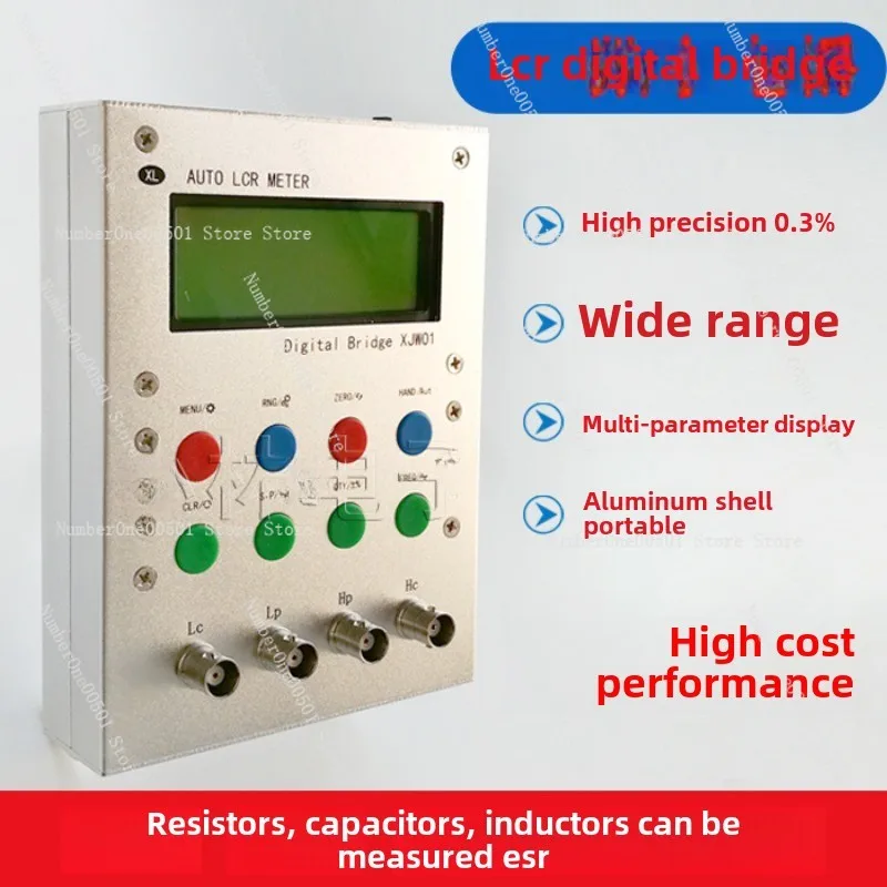 XJW01 Teacher Xu Digital Bridge 7.8K LCR Bridge Tester, Resistance Inductor Capacitance ESR Test