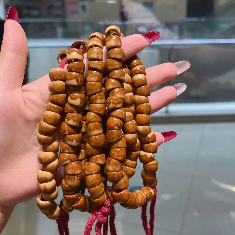 Purple Gold Panda Mouse Large Intestine Bracelet, Handheld