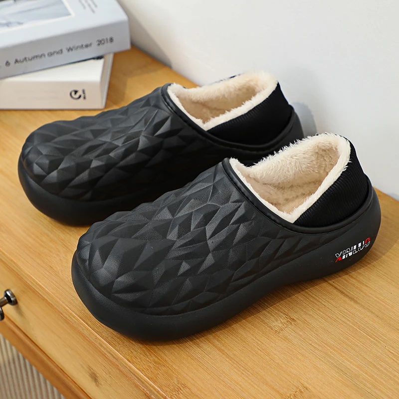 

Xinluo Осенне-зимняя мужская обувь, хлопковая обувь, модные зимние ботинки средней высоты, простая и стильная новая теплая хлопковая обувь