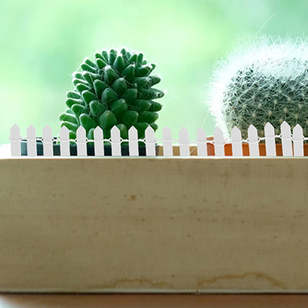 

Colorful Mini Wood Fence Rolls for Dollhouse Micro L Gardening White Wooden Fences Simulation Accessories DIY Craft