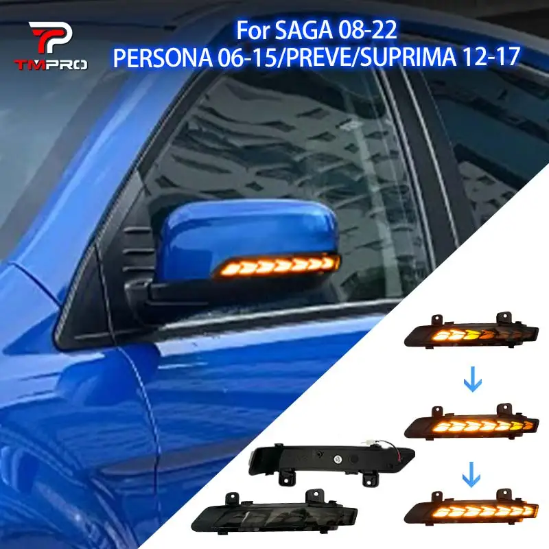 LED sequential turn signals for exterior rearview mirrors, suitable for 2006-2022 Proton SAGA, PERSONA, PREVE/SUPRIMA