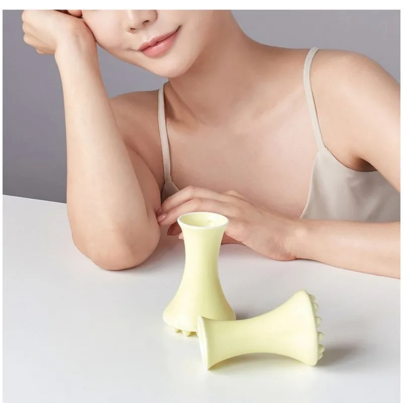 

Gua Sha For Face Body Massage Tool Yellow Ceramic Body Guasha Board For Relief Massage Face Lift Gua Sha Massager
