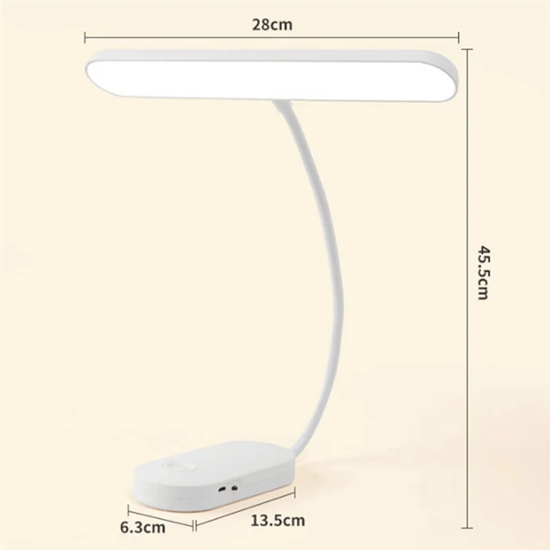 N08R USB Rechargeable Lamp Stepless Dimming Desk Lamp Can Be Hung And Pasted Reading Desk Lamp Remote Control LED Wall Lamp