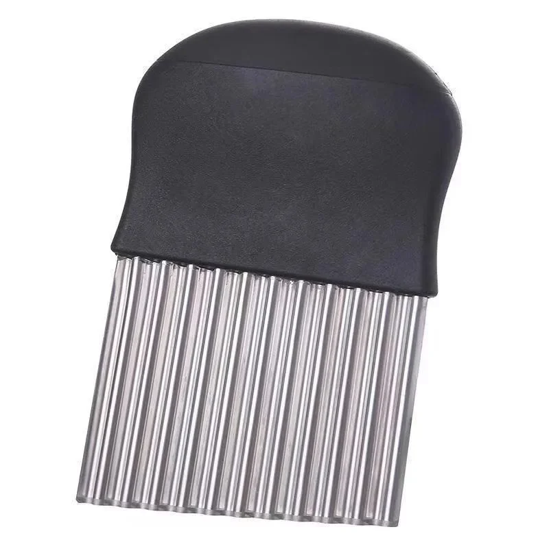 1Pc Household Wavy Blade Potato Cutter Crinkle Slicing Tool Multifunctional Fancy Cutter For Waffle Fries Vegetable Cutting