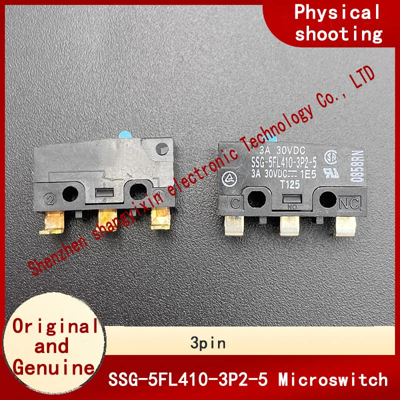 SSG-5FL410-3P2-5 Microswitch Tap the key to detect reset 3 Bend foot button switch
