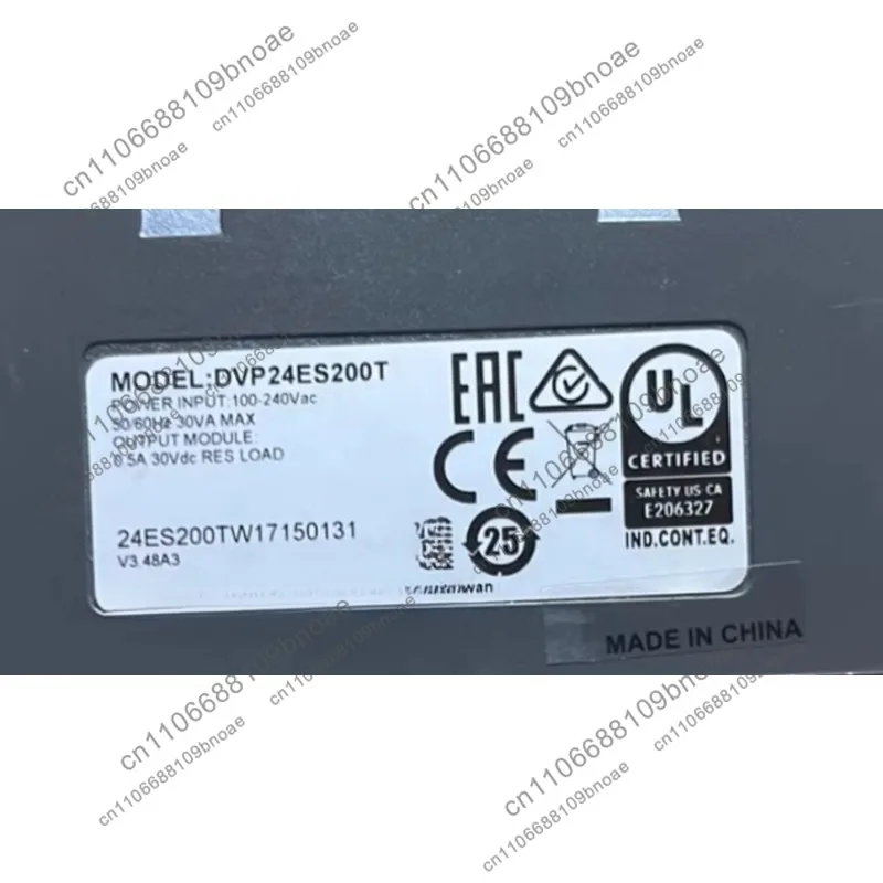 Second-hand PLC module DVP24ES200T function test is normal