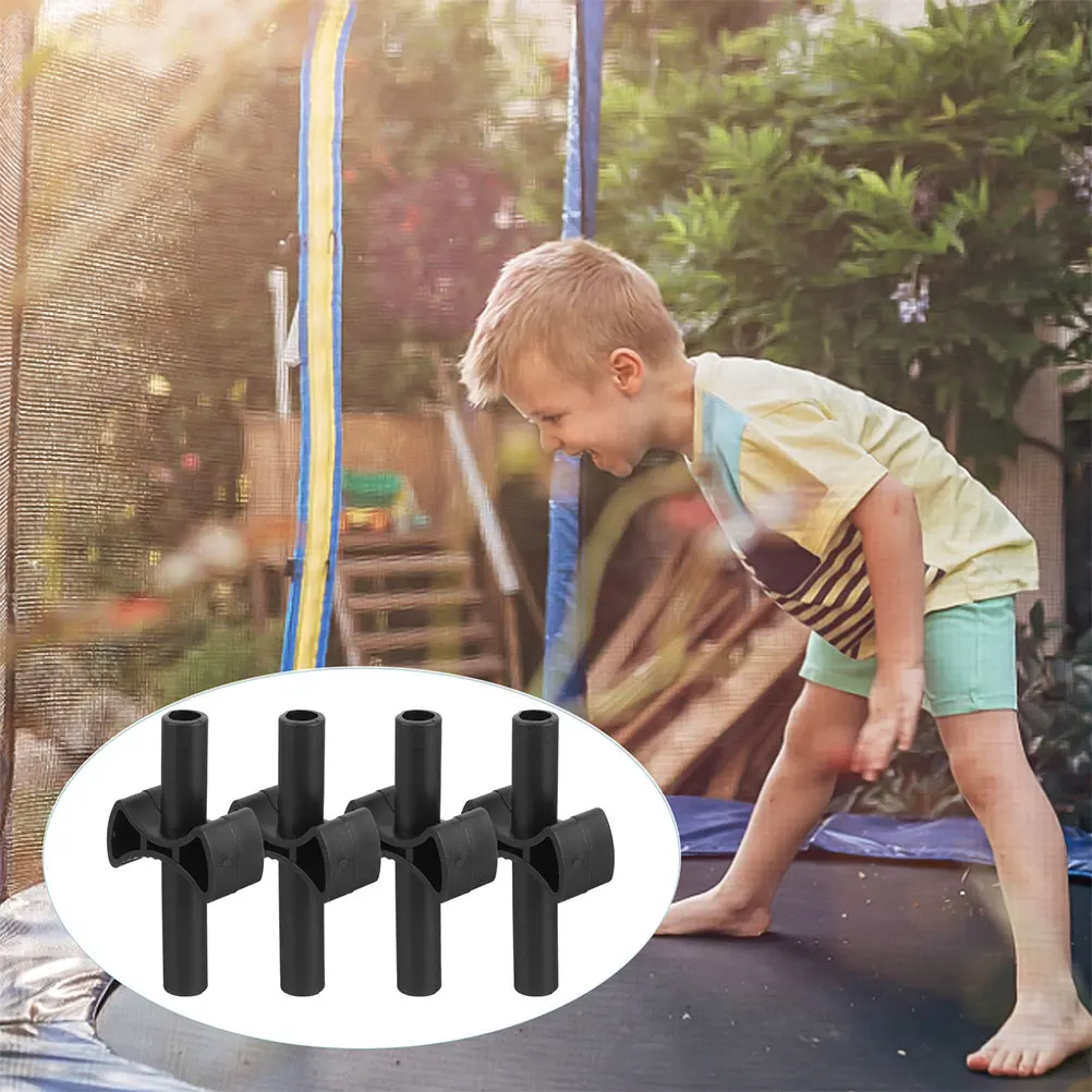 

8Pcs Trampoline Enclosure Pole Spacers Plastic Safety Accessories Outdoor Child Jumping Mat Barrier Supports Trampoline Repair