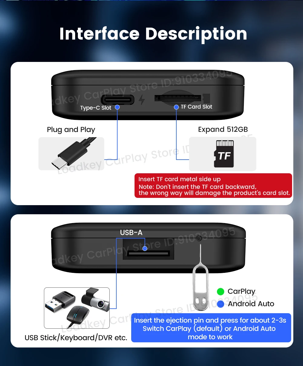 2026 Carlinkit LITE Wireless Android Auto & Car Play Ai Box Usb Watch Videos Online 32GB For Netflix Iptv 3 IN 1 Carplay Tv Box