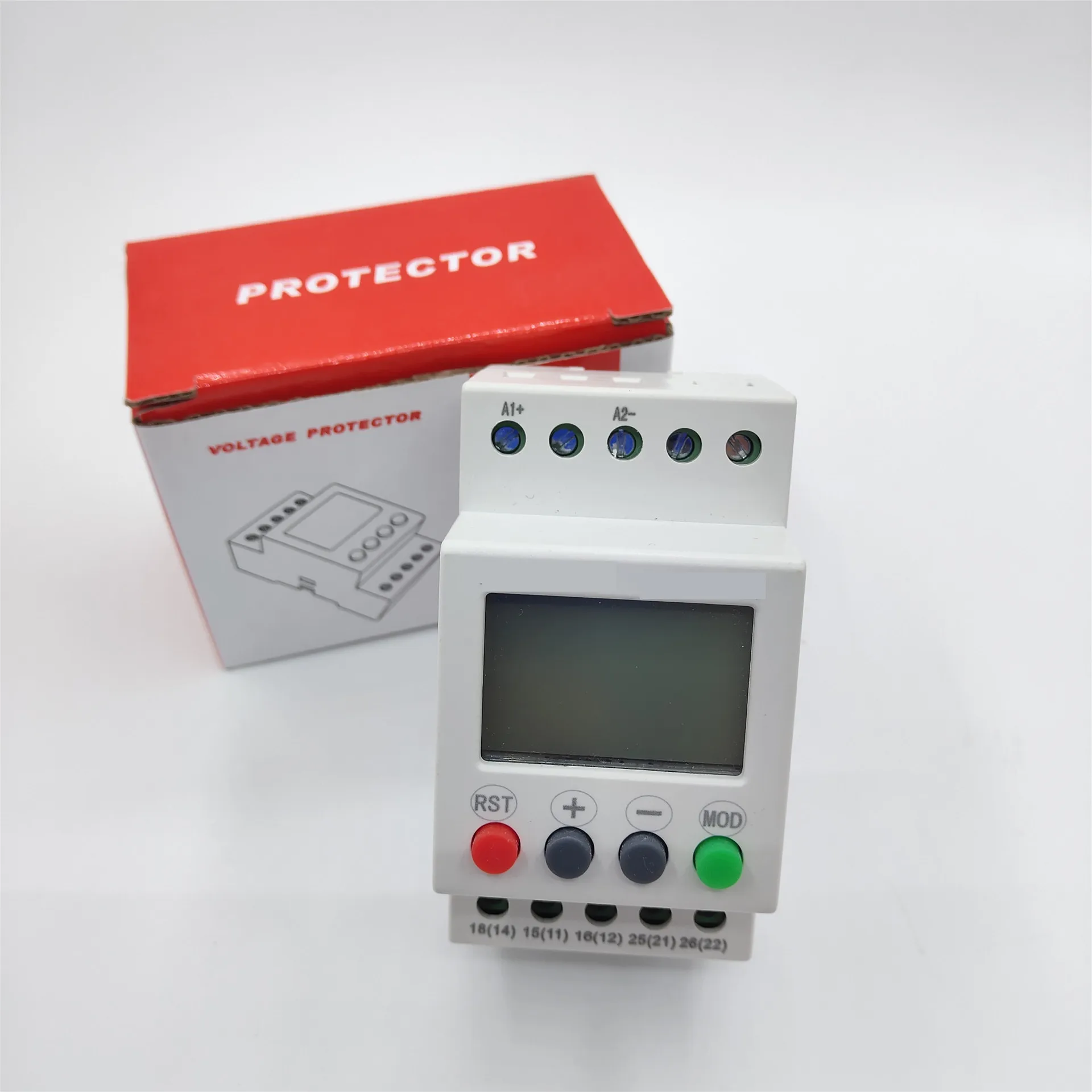 AD220V LCD single-phase AC/DC voltage AC/DC110-240V phase-off phase sequence protector