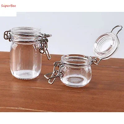 Dollhouse Mini Simulation Transparent Plastic Bottle/sealed Tank/storage Tank Model Kitchen Furniture Decorative Accessories