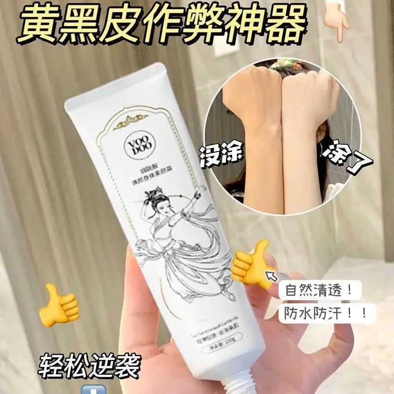 Niacinamide Body Tone-Up Cream - Brightening, Non-Ashy, No Pilling, Waterproof, Sweat-Resistant