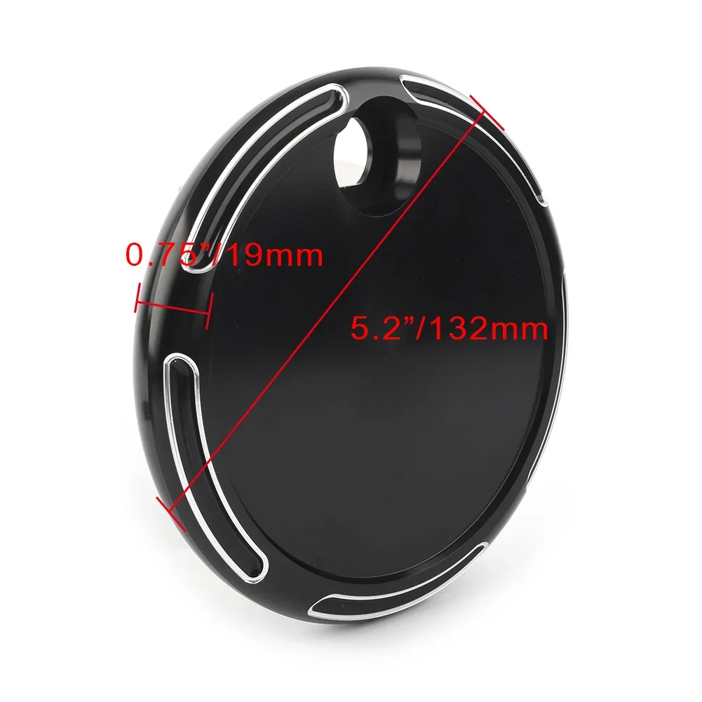 Motorcycle Fuel Tank Gas Door Cover Dash Insert Ignition Cap For Harley Touring FLHX FLTR FLHT & H-D FL Trike 2008-2013