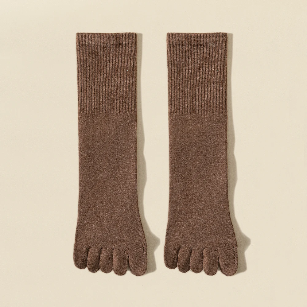 Wolle Warme Fünf-finger Socken Komfortable Business herren Zehensocken Sport Atmungsaktiv Schweiß Deodorant Einfarbig Socke Männlich