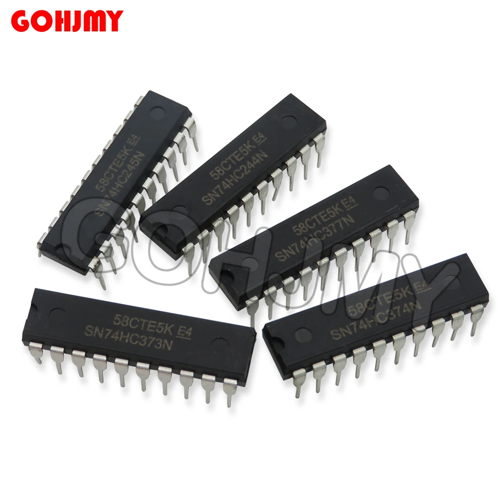 10pcs SN74HC244N 74HC245N DIP-20 74HC245 SN74HC373N SN74HC377N SN74HC374N SN74HC574N SN74HC573AN 74HC541N 74HC4017N 74HC4051N