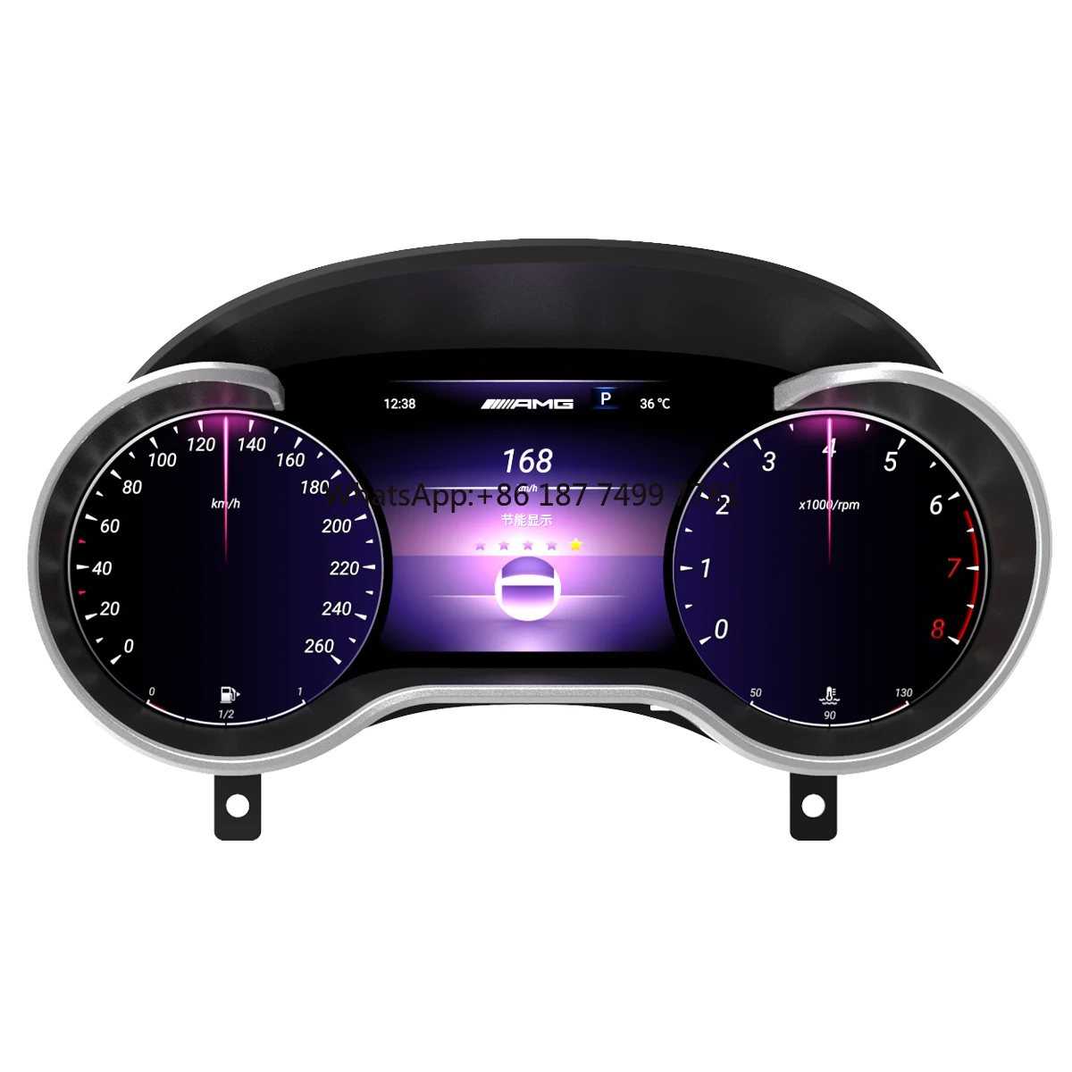 

LCD Digital Cluster Instrument Panel for . GLE 2015-2019 Cockpit Dashboard Player Multifunctional Speedometer
