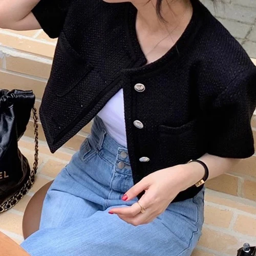 여성용 코트 여성 여자 짧은 숏 긴 소매 긴팔 짧은 숏 단추 버튼 여성용 여자 코트 외투 자켓 코트 외투 자켓 코트 