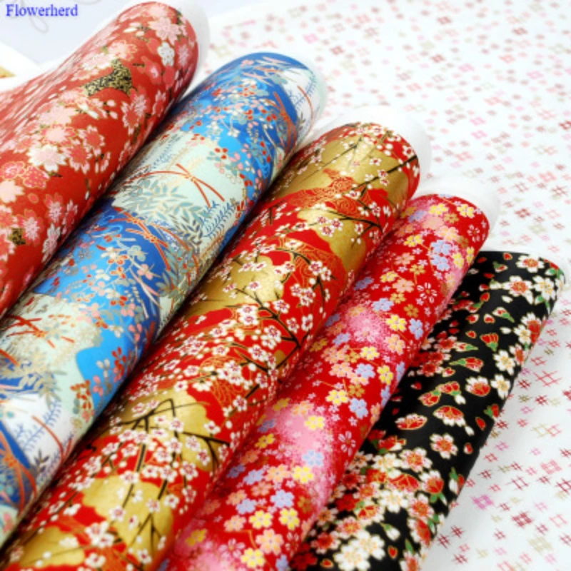 Chinese Style Flowers Patterns Wrapping Paper Christmas Gift Packaging Craft Paper Roll  Decorative Paper Wrapping Paper