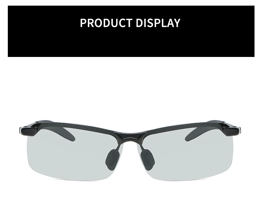 Klassische Herren Polarisierte Sonnenbrille Photochrome Fahren Männlich Ändern Farbverlauf Sonnenbrille Tag Nacht Vision Fahrer Brillen – Detail 15