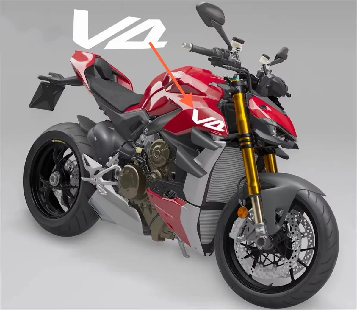

Motorcycle Stickers Waterproof Reflective Decal For DUCATI STREETFIGHTER V4