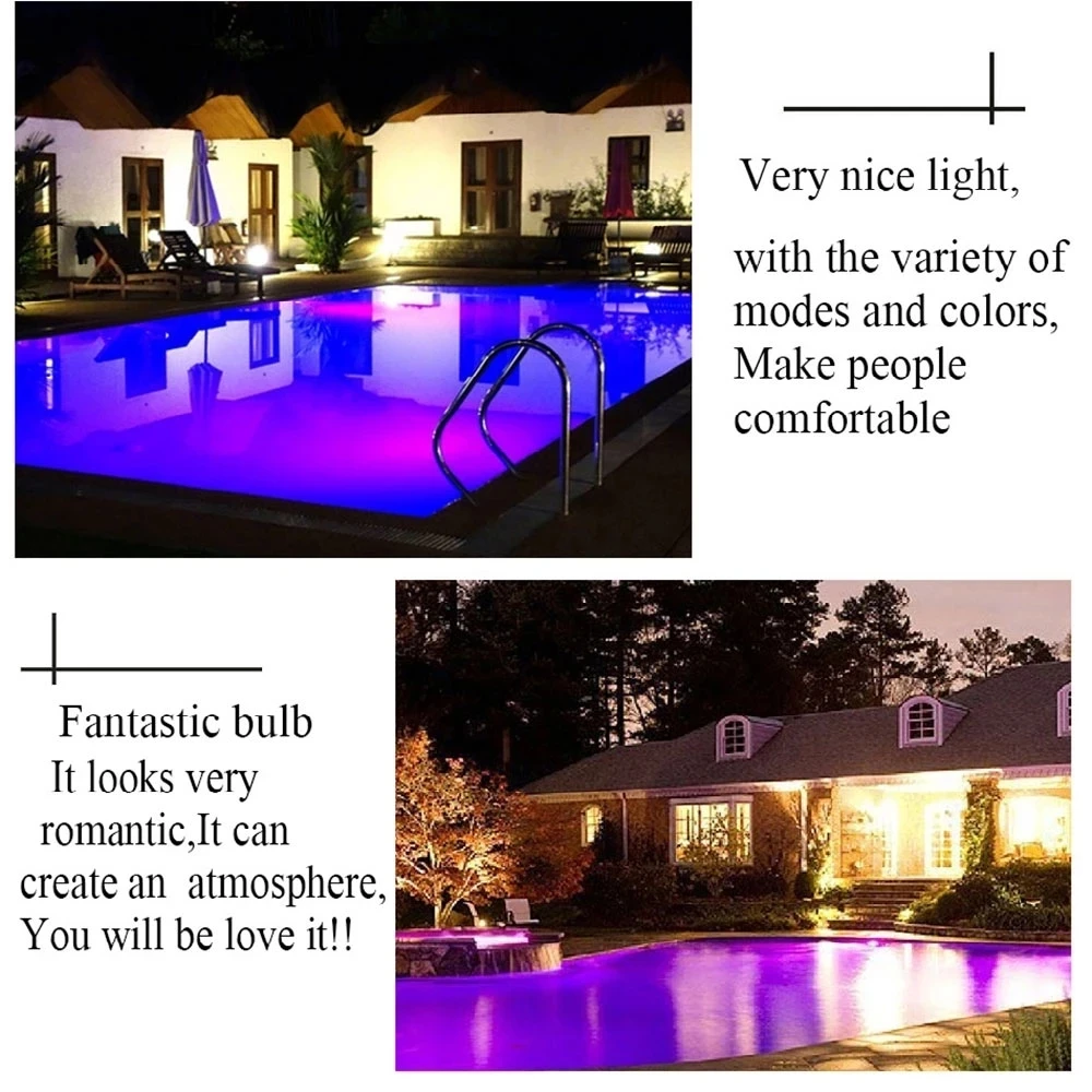 12W RGB LED Swimming Pool Light 15W 18W 24W IP68 Waterproof DC 12V Outdoor RGB UnderWater Light Pond LED Piscina Luz Spotlight