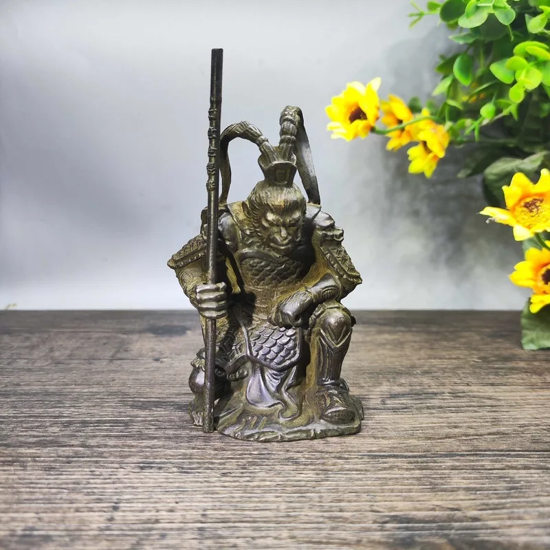 Alloy Sun Wukong Figurine for Decoration of Wine Cabinets and Entryways
