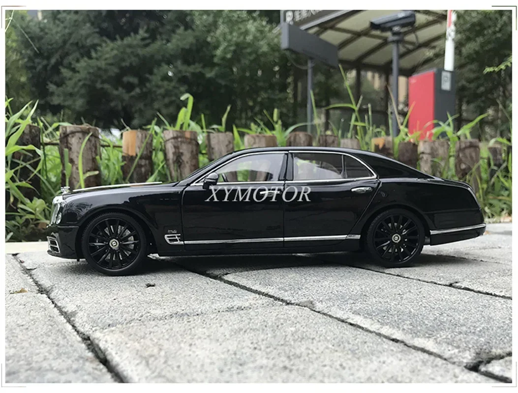 Almost Real 1/18 For Bentley Mulsanne Founder Century Collection Edition Model Car Black Toys Gifts Hobby Display Ornaments