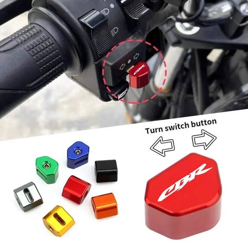 لهوندا CBR600RR CBR1000RR CBR650R CBR500R CBR 600RR 1000RR 650R 500RR 600 دراجة نارية التبديل زر بدوره إشارة التبديل غطاء مفتاح