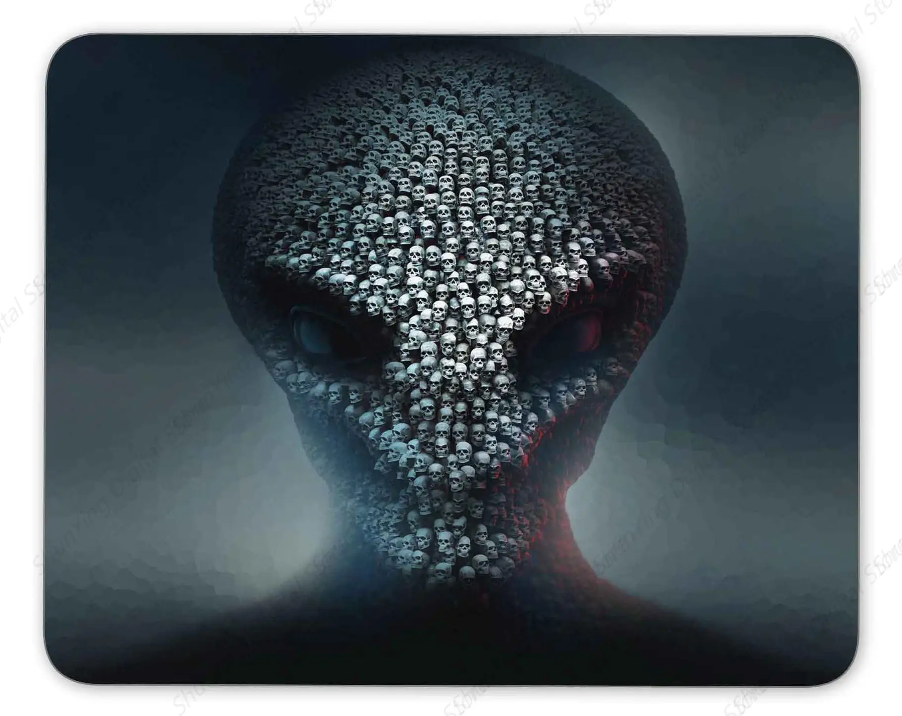 

Alien Pattern Anti Slip Rubber Mouse Pad Suitable For Gaming Office Laptop Mouse Pad 18*22cm