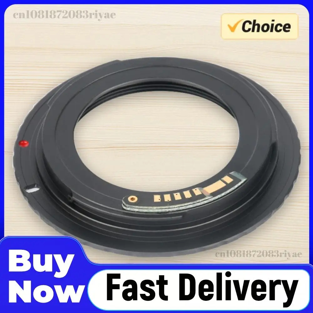 M42-EOS Adapter Ring AF Confirm M42 Mount Lens Adapter AF Confirm Manual Focus Accuracy Metal for Canon 100D