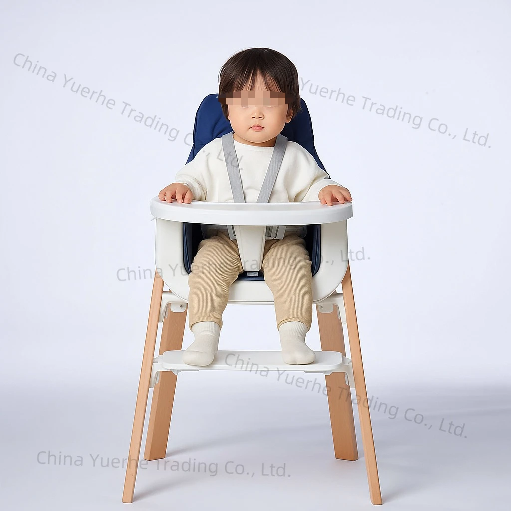 

Детский обеденный стул из массива дерева, многофункциональный детский стул для роста, домашний обеденный стул