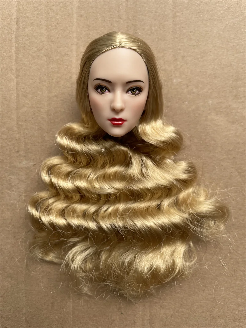 MENGF New Doll Heads 22 Joints Movable 25cm Body Colorful Straight Curl Hairs Vintage Make Up Size 1/6 Doll DIY Accessories