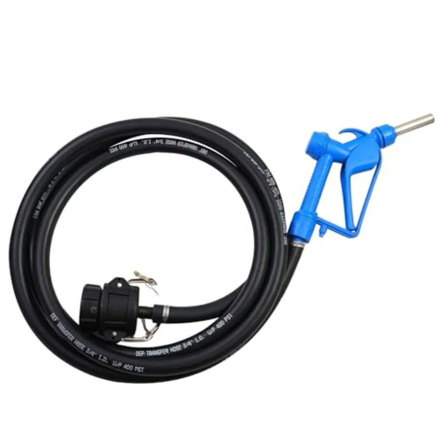 

Portable DEF Pump Unit with 2 Camlock Connection Gravity Flow Kit for Tote/IBC Compatible Mobile Use Stainless Steel Constructi