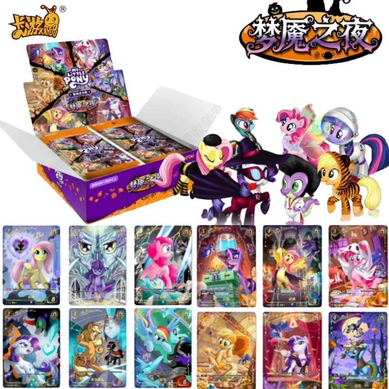 

KAYOU Authentic My Little Pony Series Nightmare Night Collectible Cards Halloween Story Cards Anime Peripheral Halloween Gifts