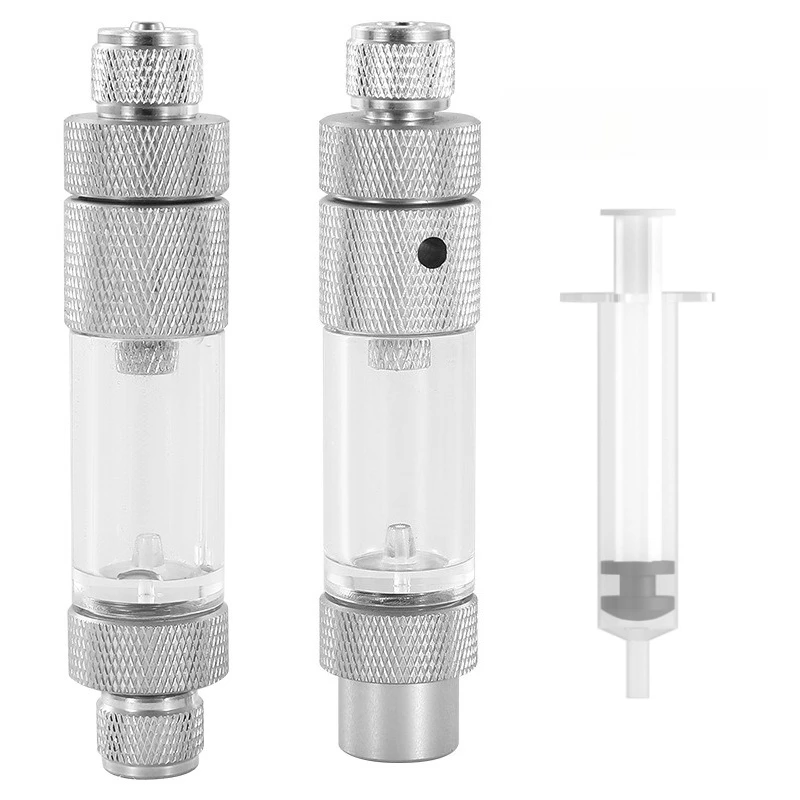 Aquarium CO2 Bubble Meter Water Injection Version CO2 Regulator Generator Reaction System Fishing Tank Plant CO2 Check Valve