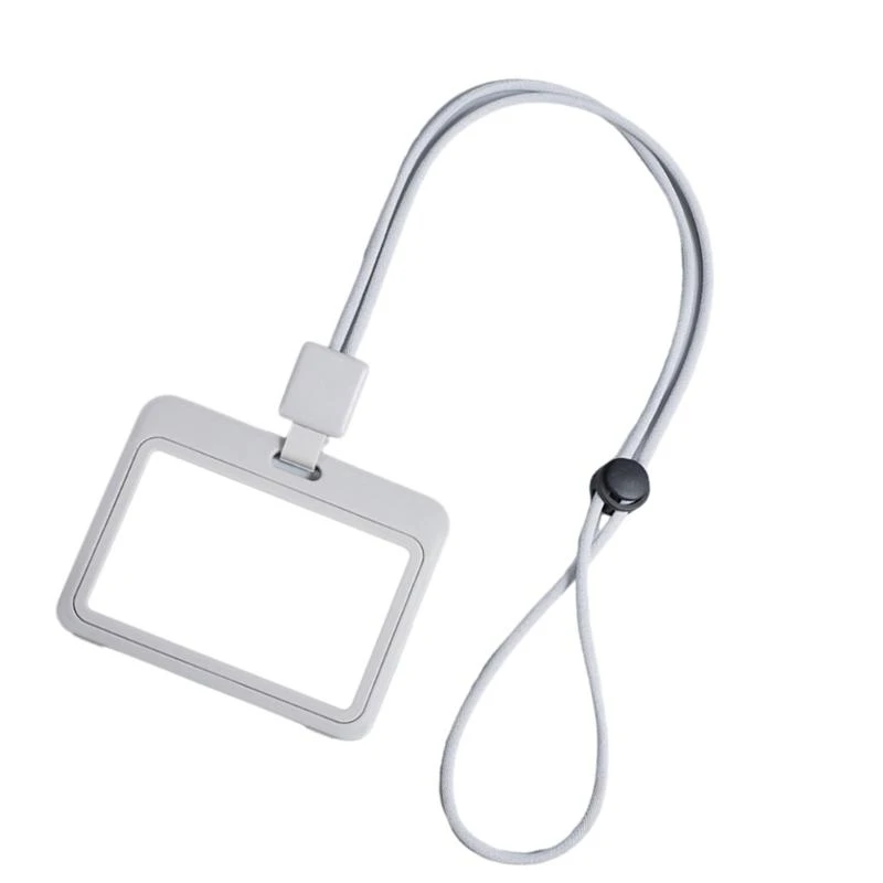 حبل حبل وقابل للرجال ، يحدد حامل شارة Clear Card Card Case حزام عنق مفاتيح قابلة للسحب لمدرسة Office School