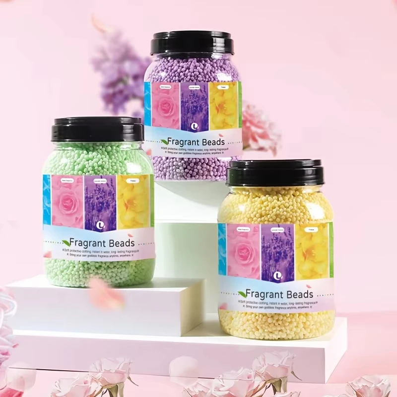 Laundry Condensation Beads 800g/Bottle Protect Clothing Fragrance Beads Home Bedroom Dormitory Clothing Cleaning Artifact