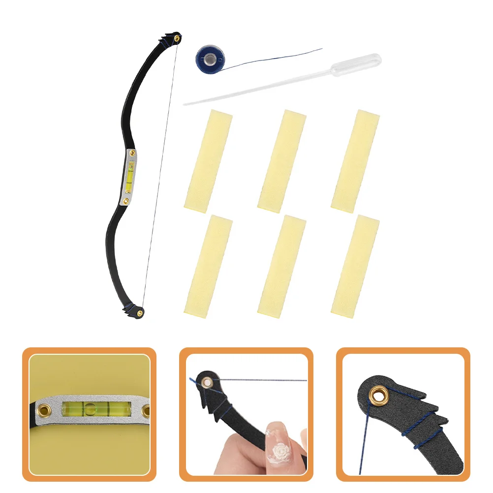 

1 Set Eyebrow Mapping Bow Shaped Symmetrical Measuring Ruler Tattooing Shaping Level Positioning System Brow Line Marker For