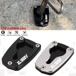 XL1000V Motorcycle Accessories Kickstand Enlarger Pad Side Stand Extension Plate For HONDA XL1000 XL 1000 V VARADERO 2003 - 2011