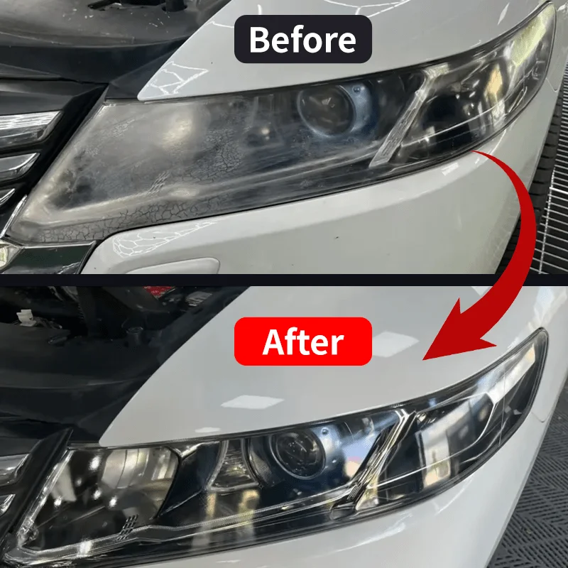 Headlamp anti-yellow wet wipes - repair headlamp oxidation, yellowing, blur, improve headlight, easy to use