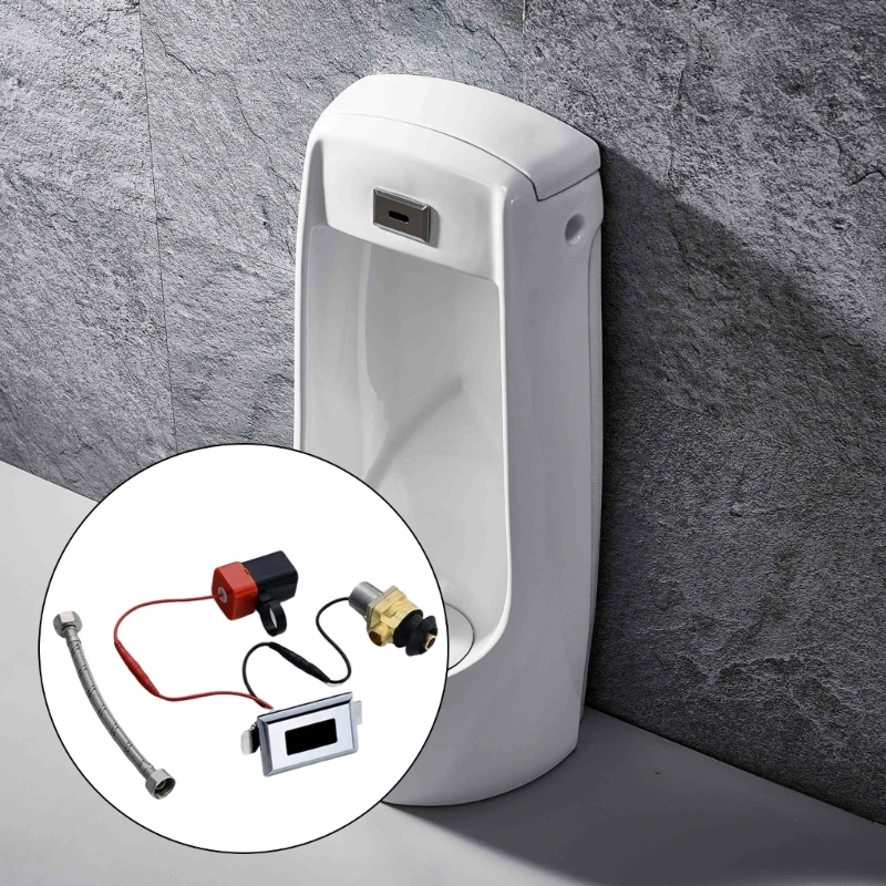 Touchless Urinal Flush Kits Urinal Flushing Device Concealed Wall Mount Sensors for Toilets Touchless Tanks Button Urinal