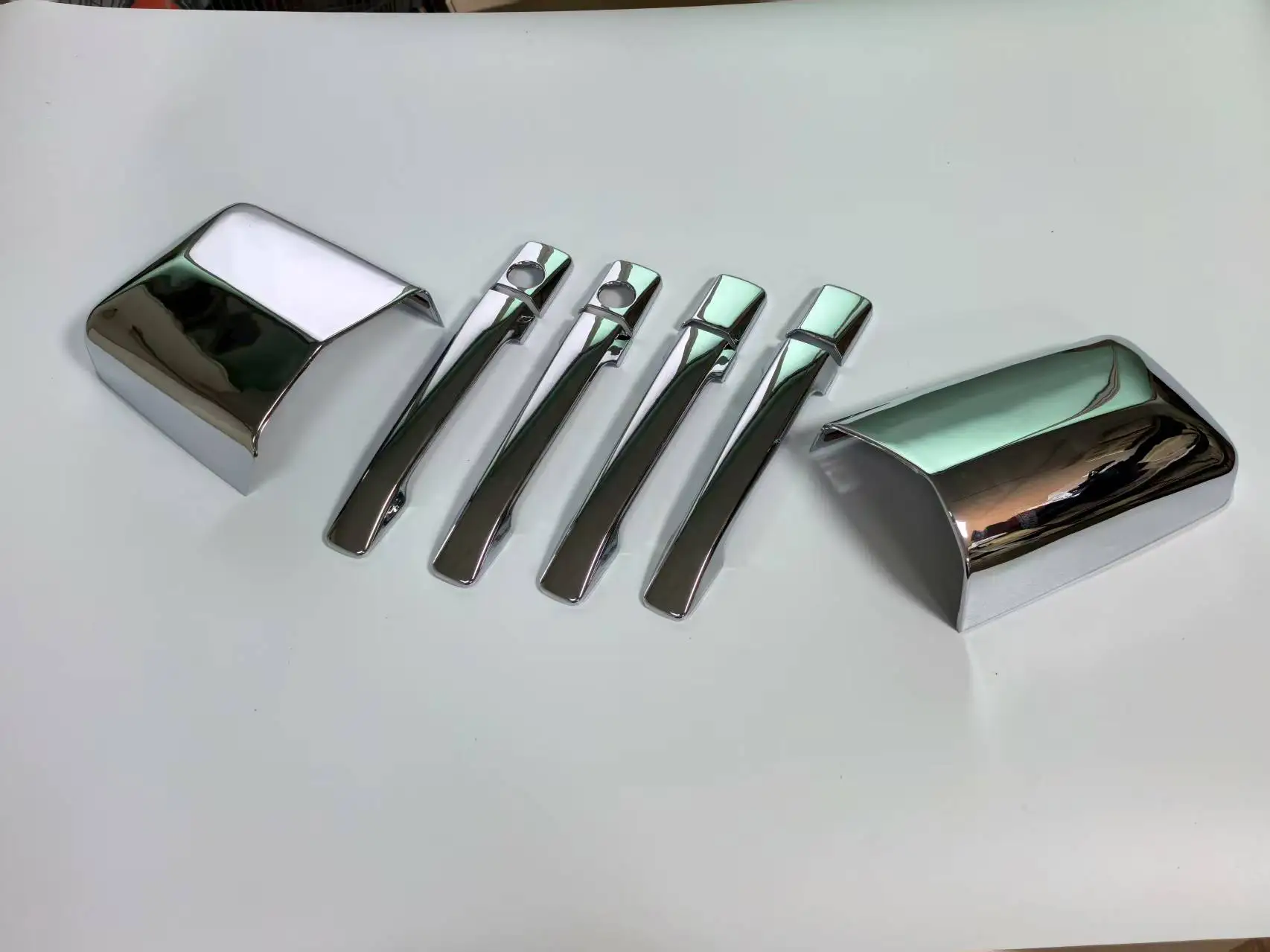 Chrome Side Door Handle Cover + Chrome Mirror Cover Fit For Mercedes Benz W124 E Class